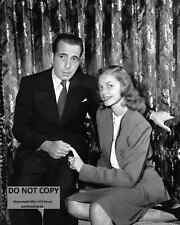 HUMPHREY BOGART AND LAUREN BACALL IN MAY 1945 - 8X10 PUBLICITY PHOTO (AZ-192) picture