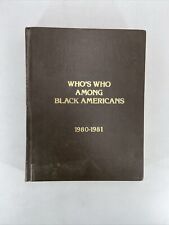 Who's Who Among Black Americans 3rd Edition 1980-1981 Hardcover picture