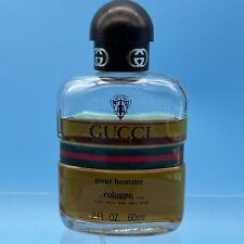 Vintage Gucci Pour Homme Cologne For Men Splash 2 Oz Bottle 75% Full picture