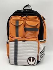 Disney Star Wars BIOWORLD Rebel Alliance Pilot Themed Backpack - WHITE/ORANGE picture