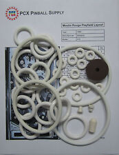 1965 Williams Moulin Rouge Pinball Machine Rubber Ring Kit picture
