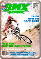1982 BMX Action Magazine Cover Haro Reproduction Metal Sign B467 picture