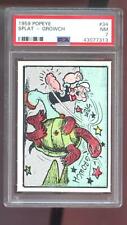 1959 Popeye 34 Splat Growch PSA 7 Graded Card NM Ad-Trix King Features Syndicate picture