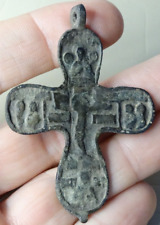 RARE R7 CROSS Cross RUSSIAN orthodox icon antique 15th century 1 picture