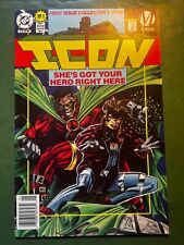 ICON #1 (1st Appearance of Icon) Milestone Comics *NEWSSTAND* Denys Cowan picture