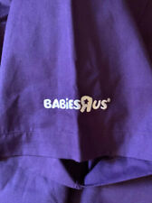 New Babies R Us Button Down Purple Work Shirt Cotton Twill Never Used NOS picture