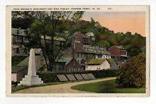 Postcard John Brown's Monument and War Tablet Harper's Ferry West Virginia picture