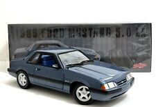 1989 Ford Mustang 5.0 LX Fox Body Blue 1/18 GMP picture