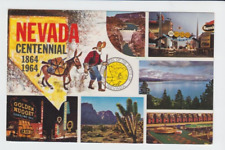 Postcard NV Las Vegas Nevada Centennial 1964 F35 picture