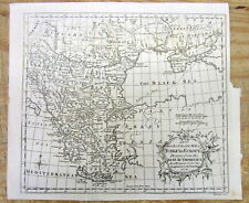 Original 1770 very detailed MAP of GREECE & TURKEY as part of THE OTTOMAN EMPIRE picture