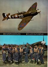 WWII RAF Supermarine Spirfire, Vickers Wellington, more 1942 MAGAZINE PHOTO picture