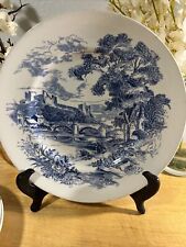 Vintage Enoch Wedgwood Countryside blue and white 10