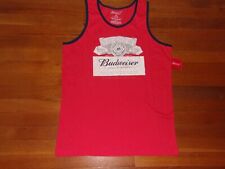 NWT BUDWEISER KING OF BEERS TANK TOP SLEEVELESS T-SHIRT MENS MEDIUM picture