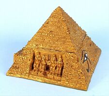 VERONESE ANCIENT EGYPTIAN PYRAMID FIGURAL JEWELRY BOX SOUVENIR BUILDING 2000 picture
