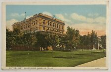 Potter County Court House Amarillo TX Texas Unused Antique Postcard picture
