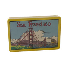 Vintage San Francisco Playing Cards, Souvenir Deck Golden Gate Bridge Sealed New picture