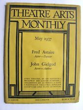 THEATRE ARTS MONTHLY May 1937 Fred & Adele Astaire John Gielgud Sweden Africa picture