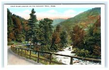 Cold River Canyon On the Mohawk Trail MA Massachusetts Postcard picture
