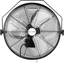 4300 CFM 18 in. Outdoor Wall Mount Fan, 3-Speed Waterproof Wall Fan. picture