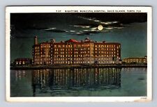 Tampa FL-Florida, Municipal Hospital, Antique, Vintage c1933 Souvenir Postcard picture