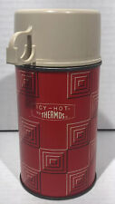 Vintage Icy Hot by Thermos - Red Squares #2810 vintage thermos half pint picture