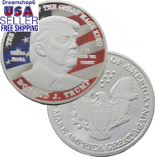 The Return of the Great MAGA King Donald Trump Challenge Coin Ultra MAGA 2024 sa picture