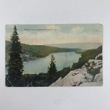 Postcard California Donner Lake CA Southern Pacific Railroad Train 1910s picture