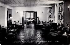 Real Photo Postcard Lobby at Serra Home in Jefferson, Wisconsin picture