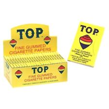 AUTHENTIC TOP FINE GUMMED CIGARETTE ROLLING PAPERS  24 BOOKLET  picture