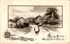Birthday for friend 1913 Mrs But De Lyle Grand Rapids MI Postcard picture