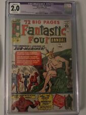 Fantastic Four Annual #1 (1963) CGC Restored 2.0 Early Spider-Man app picture