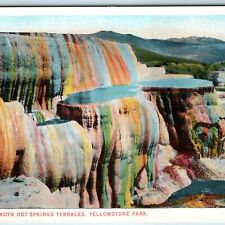 c1910s Yellowstone Park, WY Mammoth Hot Springs Terraces J.E. Haynes #11148 A226 picture