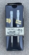 New Vintage Tornado Retro 51 Stainless Steel Rollerball Pen Pencil Gift Set NIB picture