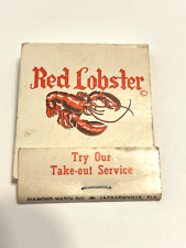 Vintage Matchbook Collectible Ephemera RED LOBSTER RESTAURANT picture