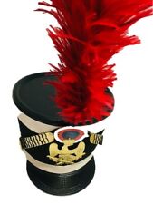 DGH® Napoleonic  White Shako Hat + Red Plume-12” 3rd EME   1806  ASA FS picture