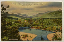 Postcard, Franconia Notch from the Valley of Pemigewasset, White Mountains NH picture