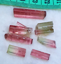 39 Cts Nice Quality Beautiful Red Bi-Color Tourmaline Clean Rough Faceted Grade picture