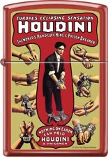 Houdini Magic Wrists Red Matte Zippo Lighter picture
