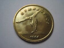 Olympics Coin Los Angeles Gymnastics 1984 picture