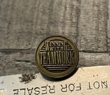 Winning With Teamwork Lapel Pin Vintage picture