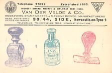 CPA ADVERTISING / TAMPON / VAN DER VELDE AND Co / ENGRAVERS / STAMP MAKERS / MANUF picture