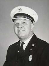 Vintage Riverside CA Fire Department Chief Photo Original 1950's picture