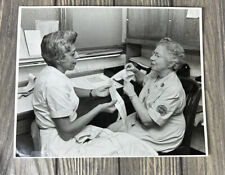 Vintage 1956 Mt Sinai Hospital Nurses Black White Photograph 8x10 picture