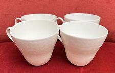 ROSENTHAL White ROMANCE 4 Tall Tea Cups 6 oz Germany 1965 MCM picture