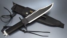 Rambo First Blood Part II Survival Bowie Knife 15'' With Sheath, Hunting Knife. picture