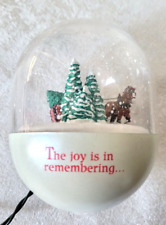 Hallmark Keepsake Ornament The Joy is in Remembering 1990 Light & Motion picture