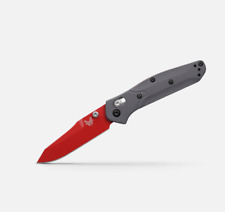 Benchmade Knife Mini Osborne 945RD-2401 Gray G-10 Red CPM-S90V Pocket Knives picture