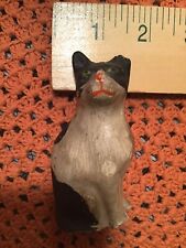 Antique Halloween KittyCAT Painted ~Compo/Papiermache CandyContainer-Germany picture