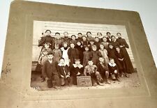 Rare Antique American Carbondale School Cabinet Photo Kid Sticking Tongue Out picture