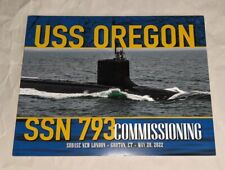 USS Oregon SSN 793 Virginia Class Submarine Commissioning Program picture